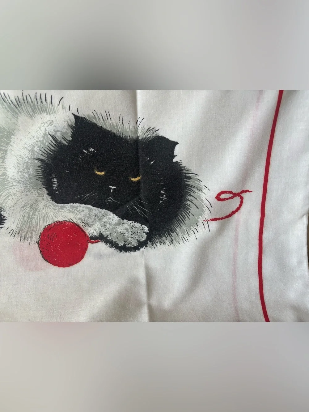 Vintage Cat’s Meow Kitty Standard Pillowcase